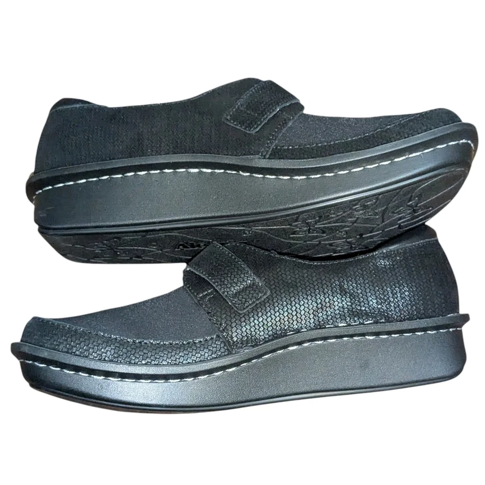 Alegria Brenna Claddagh Black Whimsigoth Strap Loafer Comfort Shoes EU 37 US 7 - Picture 7 of 11